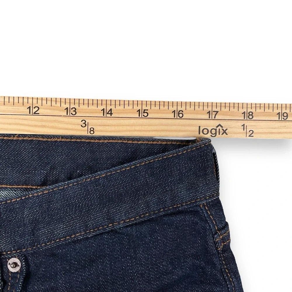 Banana Republic Jeans Men 33x30 (ACTUAL 34x27.5) Dark Blue Straight Fit Denim